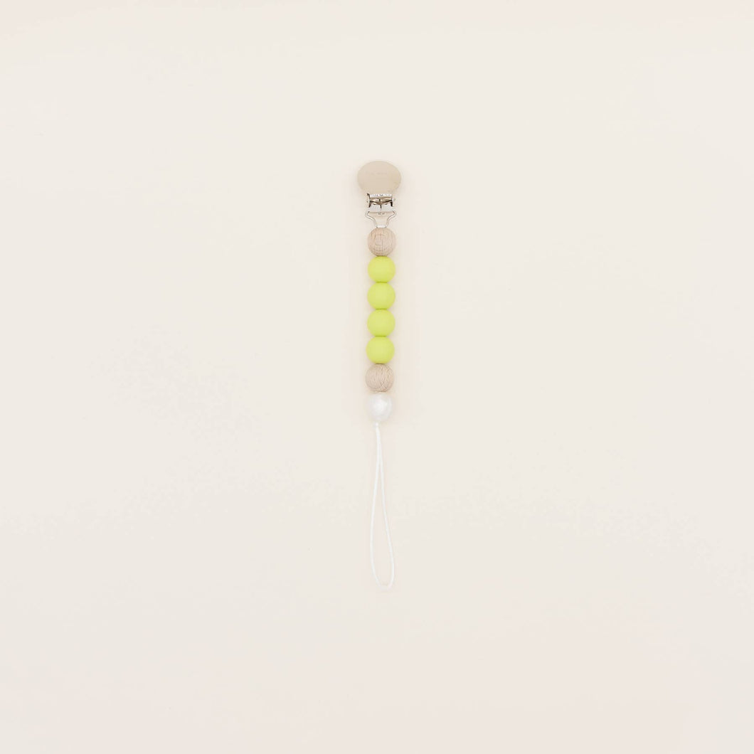 Be Mummy - Mini pacifier holder - Pearl: Pistachio green