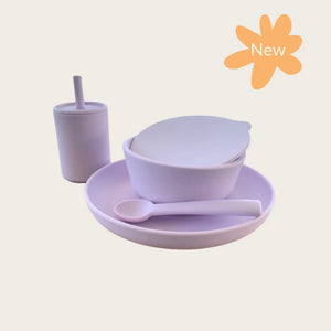 Rommer - Silicone Dinner Set Lilac