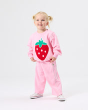 Load image into Gallery viewer, Goldie + Ace - Jumbo Strawberry Piped Sweater
