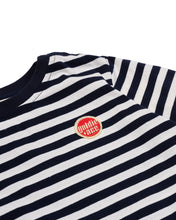 Load image into Gallery viewer, Goldie + Ace - Essential Stripe Rib Top Navy/Antique White
