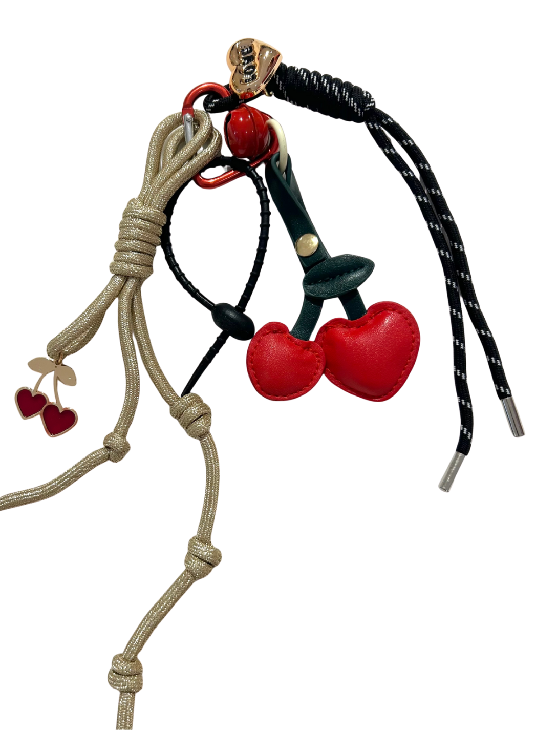 SHEERA - Decorative keychain cherry heart