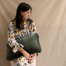 Load image into Gallery viewer, Castle - Olive Lumbar Cushion
