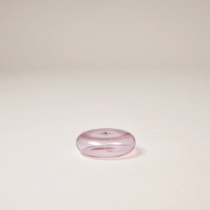 Gentle Habits - Glass Vessel Incense Holder - Pink