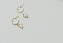 Load image into Gallery viewer, Kristy-Lee Jewellery - Jaguar Hoop Drop Earrings Silver
