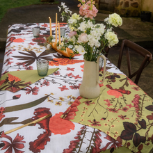 Load image into Gallery viewer, Wandering Folk - Flourish Tea Towel - Matcha
