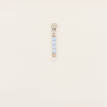 Load image into Gallery viewer, Be Mummy - Mini pacifier holder - Pearl: Baby blue
