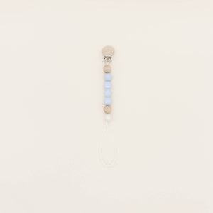 Be Mummy - Mini pacifier holder - Pearl: Baby blue