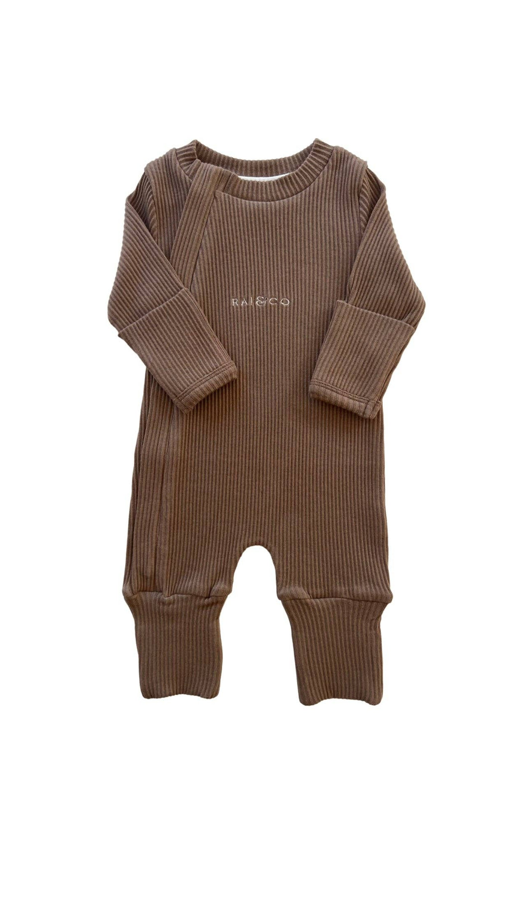 Rai & Co Ribbed Jumpsuits: Caramel