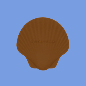 Golden Child - Shell Baby Teether: Rust