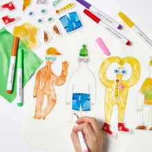 Load image into Gallery viewer, Wipeable Silicone Colouring Mat - Friends
