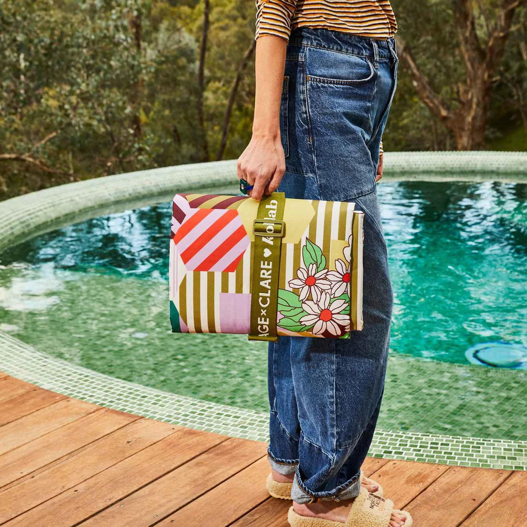 Kollab & Sage x Clare - Portofino Picnic Mat