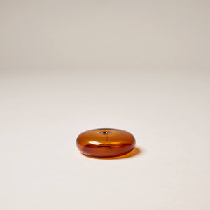 Gentle Habits - Glass Vessel Incense Holder - Amber