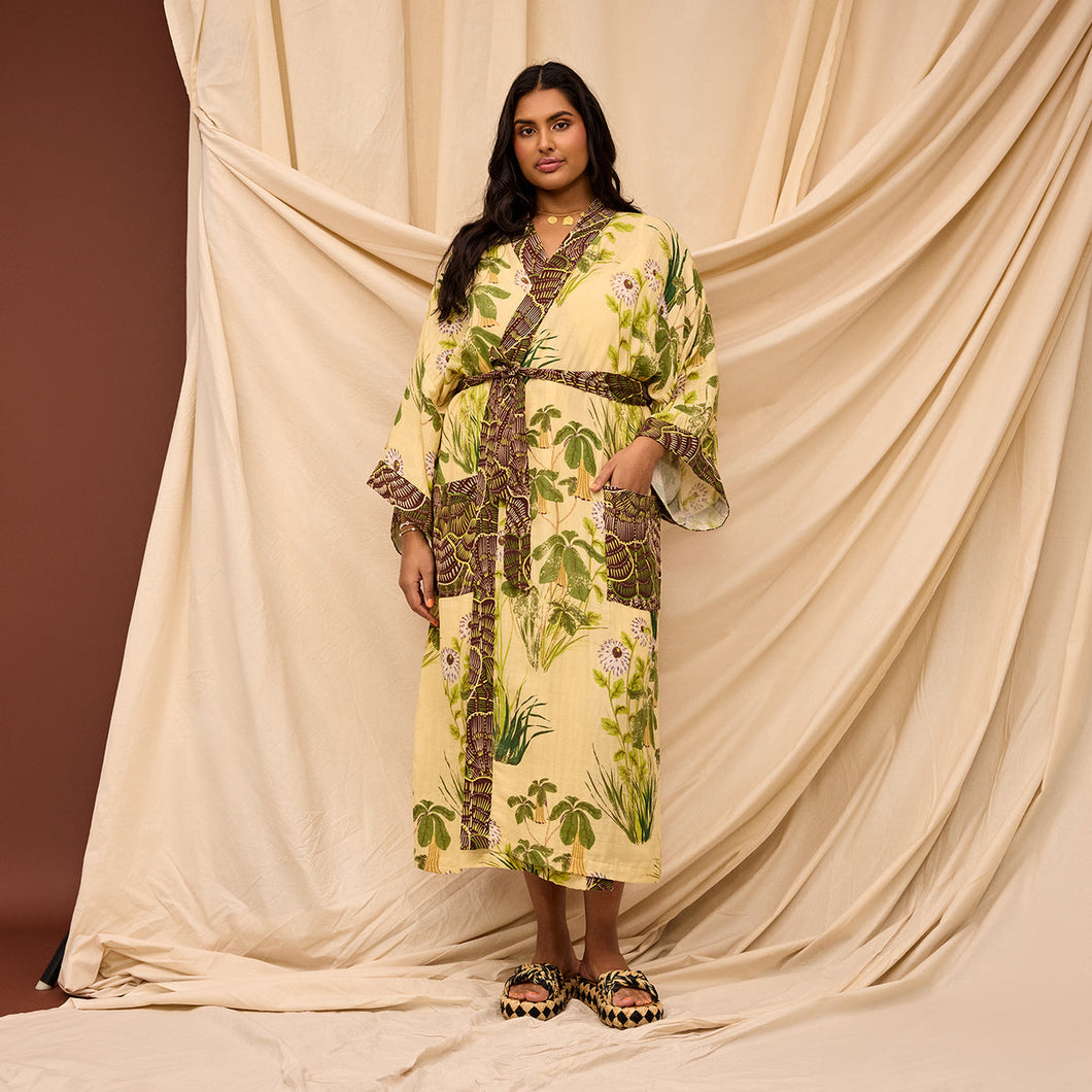 Sage x Clare - Malorie Cotton Robe