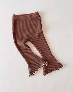 Freckles the Label - Cotton Knit Bell Pants | Bluebell