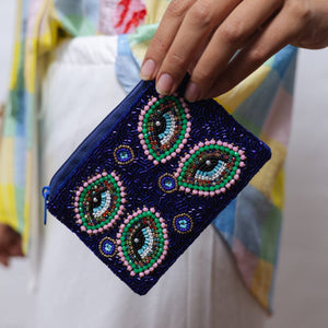 Zoda - Evil Eye Beaded Clutch