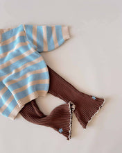 Load image into Gallery viewer, Freckles the Label - Cotton Knit Bell Pants | Bluebell
