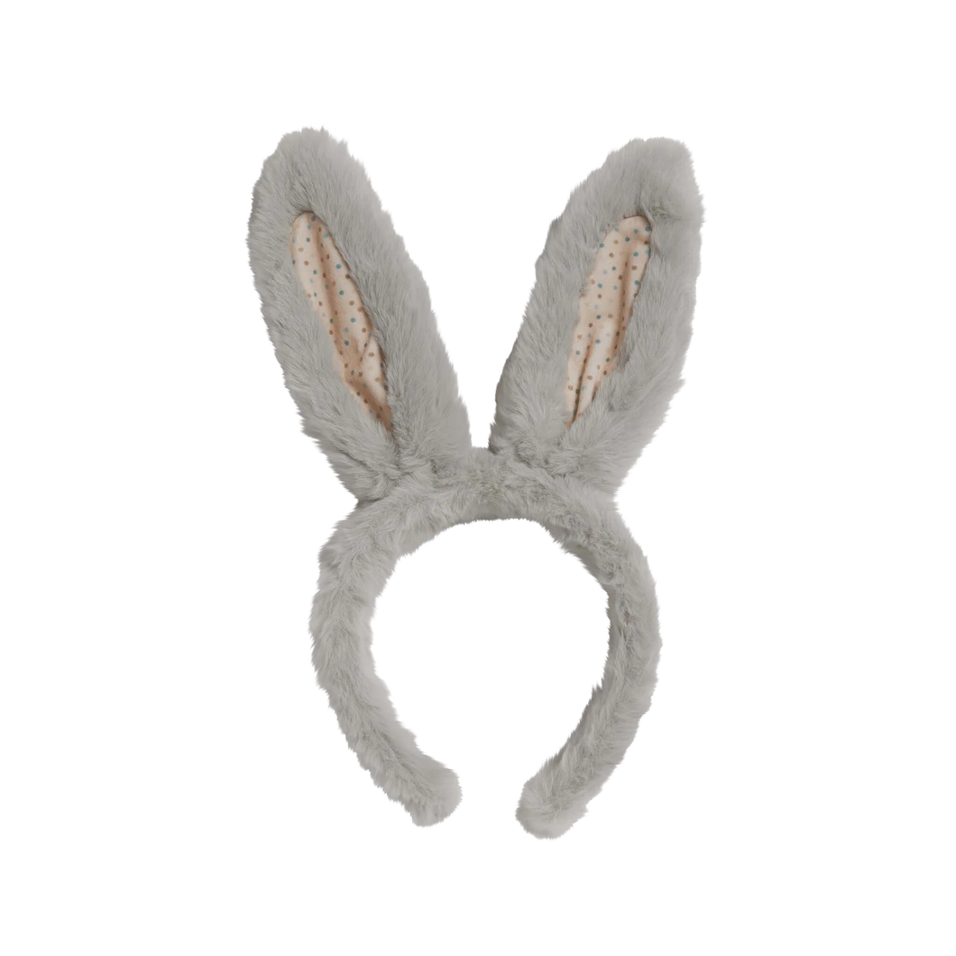 Olli Ella - Fluffle Bunny Ear Headband - Smoke