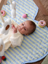 Load image into Gallery viewer, Mosey me - Butter blue Seersucker Play mat
