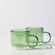 Load image into Gallery viewer, DOUBLE TROUBLE CUP SET IN GREEN
