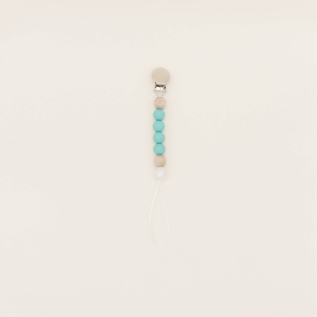 Be Mummy - Mini pacifier holder - Pearl: Mint