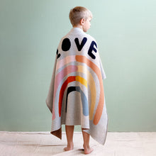 Load image into Gallery viewer, Castle - Little Love Rainbow Baby Throw
