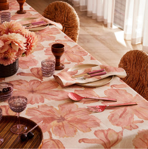 Bonnie & Neil - Tulip Pink Tablecloth Medium
