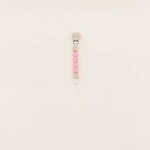 Be Mummy - Mini pacifier holder - Pearl: Rose