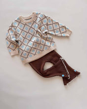 Load image into Gallery viewer, Freckles the Label- Cotton Knit Jumper | Bluebell
