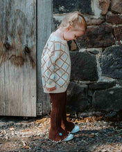 Load image into Gallery viewer, Freckles the Label - Cotton Knit Bell Pants | Bluebell
