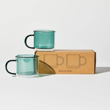 Load image into Gallery viewer, DOUBLE TROUBLE CUP SET IN TEAL
