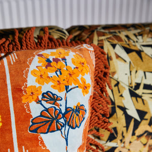 Sage x Clare - Gigi Velvet Cushion - Copper