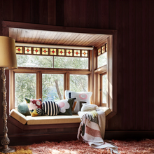 Load image into Gallery viewer, Castle - Olive Velvet Penny Round Cushion
