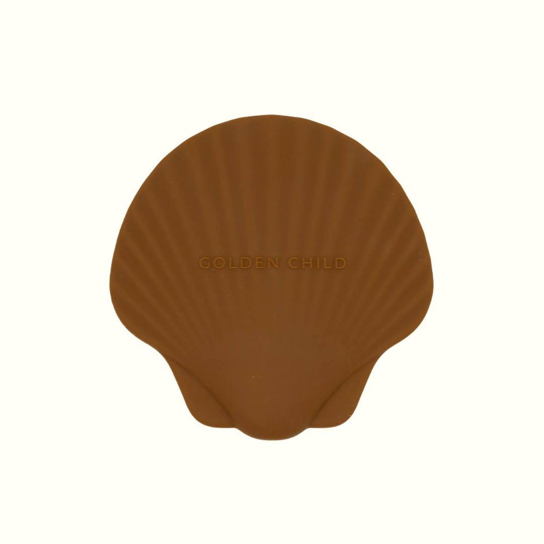 Golden Child - Shell Baby Teether: Rust
