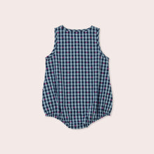 Load image into Gallery viewer, Olive &amp; The Captain - Gingham Bows Bubble Romper
