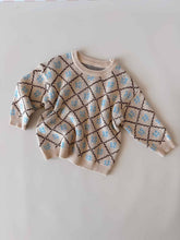Load image into Gallery viewer, Freckles the Label- Cotton Knit Jumper | Bluebell
