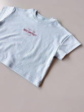 Load image into Gallery viewer, Freckles the Label - Breakfast Club Tee | Sky

