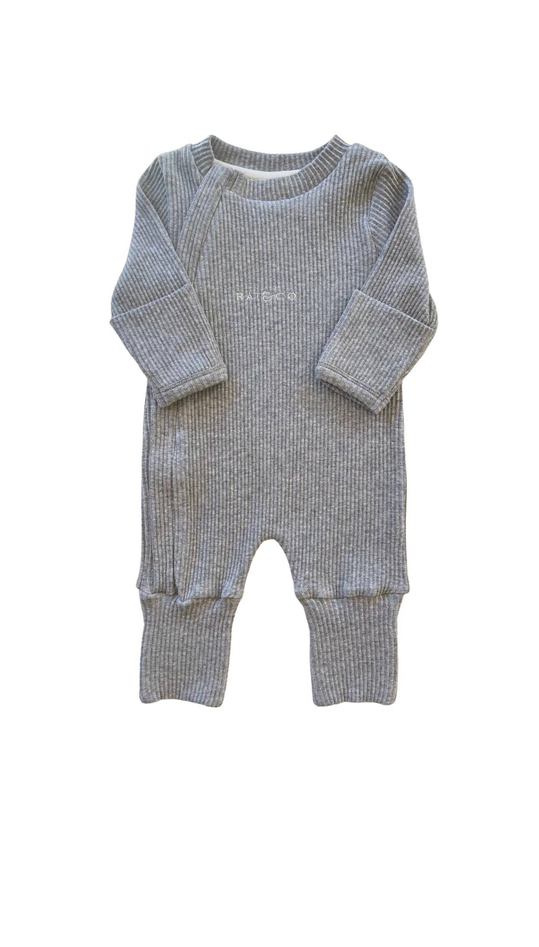 Rai & Co Ribbed Jumpsuits: Grey