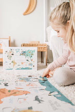 Load image into Gallery viewer, Mindful &amp; Co - World Map Floor Puzzle
