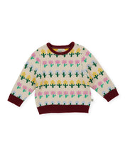 Load image into Gallery viewer, Goldie + Ace - Flower Garden Knit Jumper
