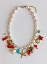 Load image into Gallery viewer, Coral Cove Charm Necklace
