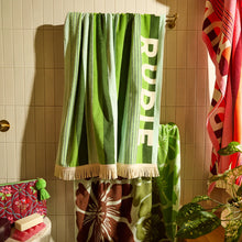 Load image into Gallery viewer, Sage x Clare - June Nudie Rudie Bath Sheet - Fluorite
