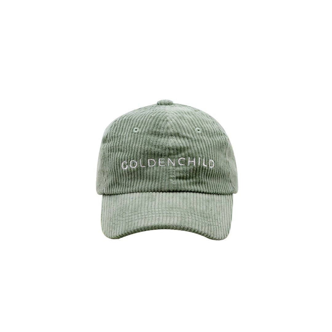 Children's Corduroy Cap: Sage