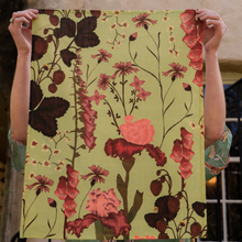 Load image into Gallery viewer, Wandering Folk - Flourish Tea Towel - Matcha
