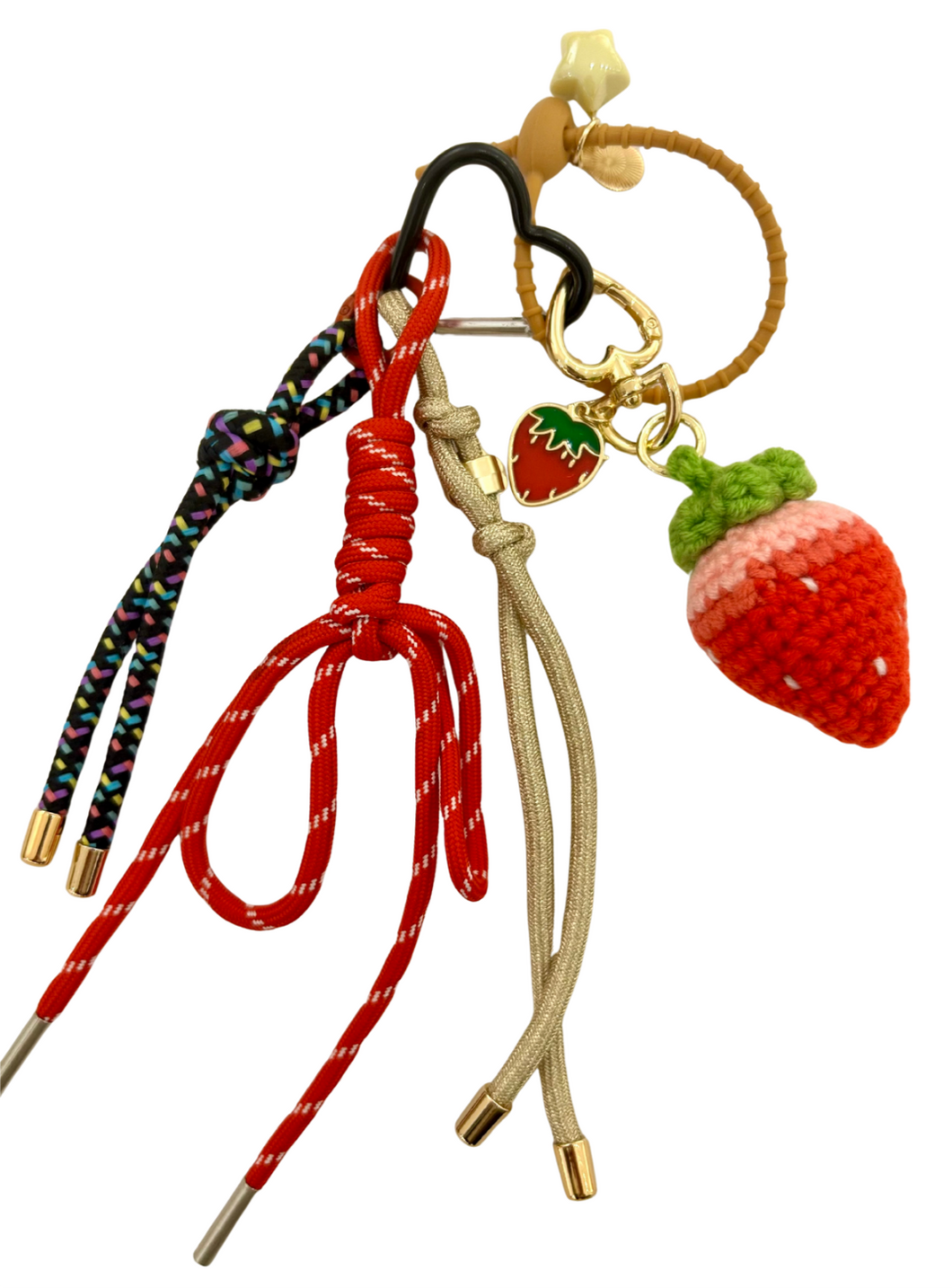 SHEERA - Crochet Keychain Strawberry