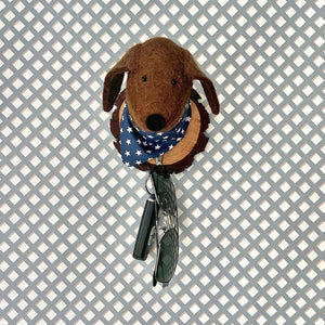 Dog Wall Decor / Hook - Cioccolato: With Hook