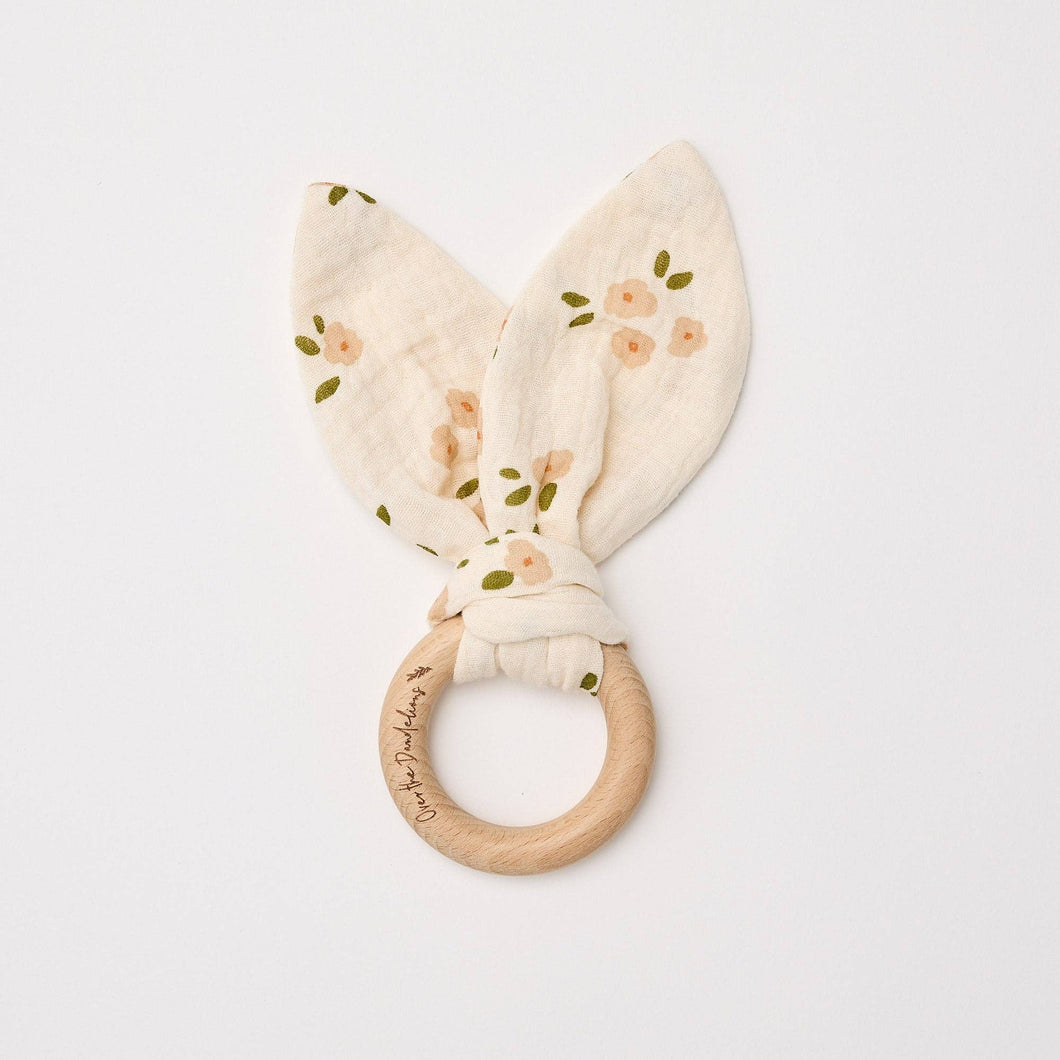 Organic Bunny Ears Teether: Daisy