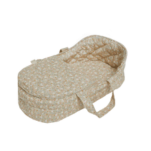 Load image into Gallery viewer, Olli Ella - Dinkum Dolls Quilted Carry Cot - Garden Floral
