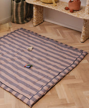 Load image into Gallery viewer, Phile - Striped Play Mat - Eggplant
