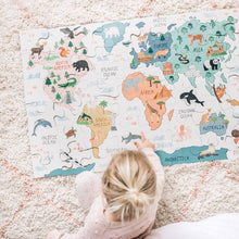 Load image into Gallery viewer, Mindful &amp; Co - World Map Floor Puzzle
