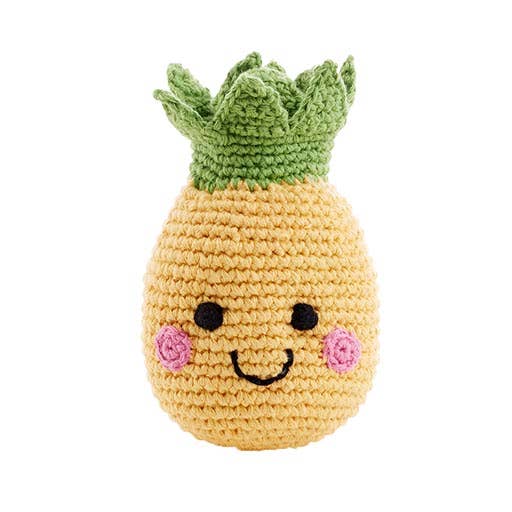 Pretend Play Food Rattle - Pineapple